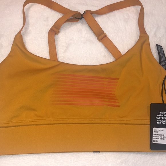 Mustard yellow low impact sport bra - Picture 8 of 11